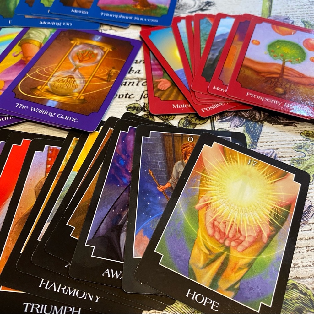 ORACLE - Psychic Tarot POCKET MINI SIZE 65-Card Deck by John Holland Guidebook - Picture 8 of 12